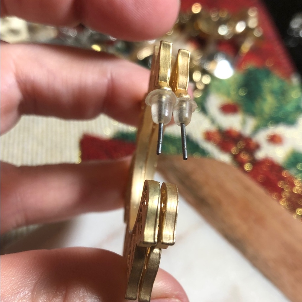 Lulus Mullen Gold Hoop Earrings - Picture 7 of 11